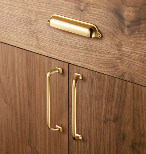 Ручка-скоба Vernor L.10.2 Unlacquered Brass фото 2