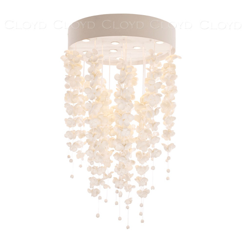 Люстра Cloyd TAONGI C9 / выс. 80 см - керамика - белый (арт.11333) фото 4