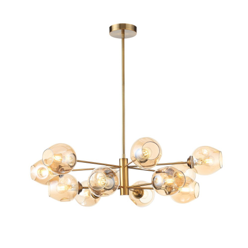 SL1500.203.12 Светильник подвесной ST-Luce Золотистый/Янтарный E14 12*40W FOVIA фото 15