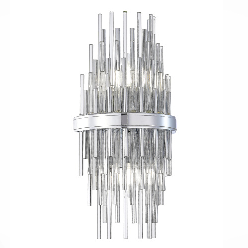 SL1628.101.02 Бра ST-Luce Хром/Прозрачный, Хром E14 2*40W TERAMO фото 2 SL1628.101.02 Бра ST-Luce Хром/Прозрачный, Хром E14 2*40W TERAMO фото 2