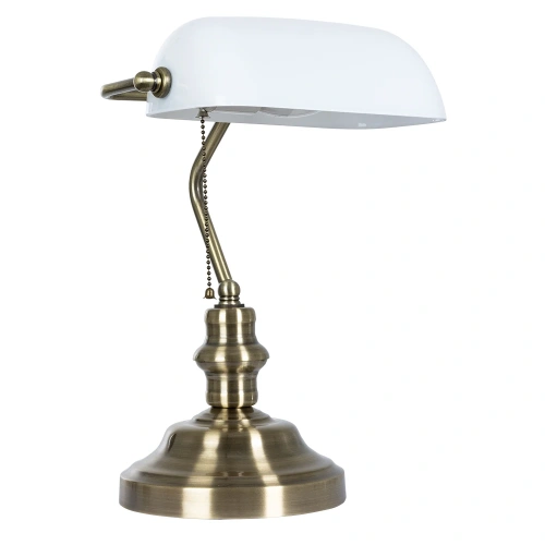 Кабинетная настольная лампа Arte Lamp BANKER A2493LT-1AB Кабинетная настольная лампа Arte Lamp BANKER A2493LT-1AB