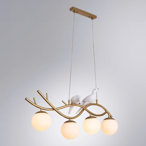 Подвесная люстра Arte Lamp ELTANIN A3422SP-4GO фото 2 Подвесная люстра Arte Lamp ELTANIN A3422SP-4GO фото 2
