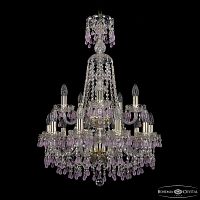Люстра хрустальная 1410/10+5/195/XL-84/2d G V7010 Bohemia Ivele Crystal (Богемия Ивеле Кристалл)
