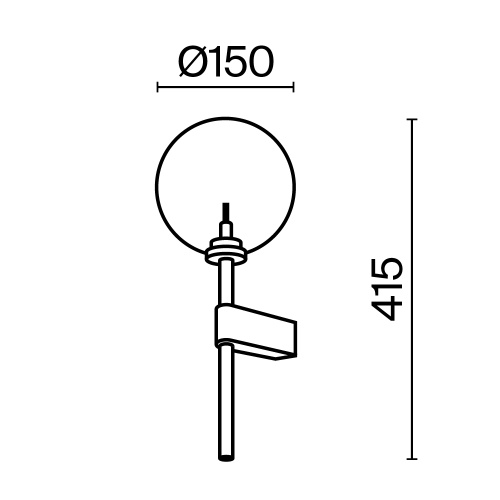 Настенный светильник (бра) Maytoni MOD172WL-01B фото 9 Настенный светильник (бра) Maytoni MOD172WL-01B фото 9