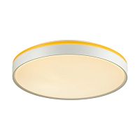 7709/EL COLOR SN 154 Светильник пластик/желтый LED 70Вт 3000-6000К D500 IP43 пульт ДУ KEZO YELLOW