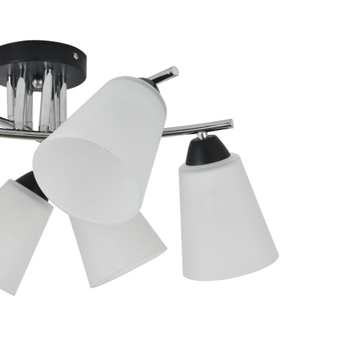 Потолочный светильник Escada 2132/6P E27*60W Black/Chrome фото 5 Потолочный светильник Escada 2132/6P E27*60W Black/Chrome фото 5