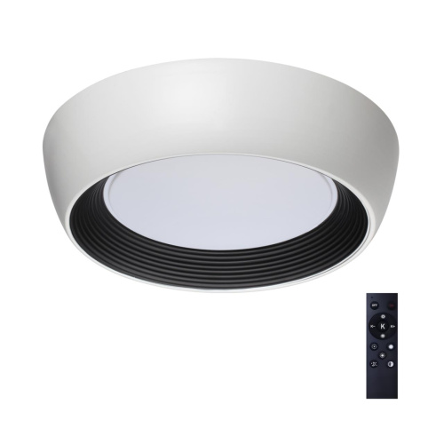 7715/54L AVRA LED SN 590 Светильник металл/акрил/белый/черный LED 54Вт 3000-6500К D500 IP20 пульт ДУ CRONUS 7715/54L AVRA LED SN 590 Светильник металл/акрил/белый/черный LED 54Вт 3000-6500К D500 IP20 пульт ДУ CRONUS