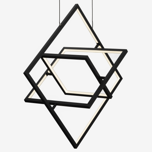 Citilux Cube CL719241 Подвесная светодиодная люстра Чёрная фото 6 Citilux Cube CL719241 Подвесная светодиодная люстра Чёрная фото 6