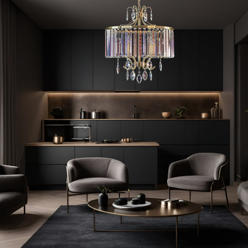 Citilux Инга CL335163 Люстра подвесная хрустальная Бронза фото 15 Citilux Инга CL335163 Люстра подвесная хрустальная Бронза фото 15