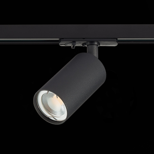 ST300.406.01 Св-к трек. Черный GU10 1*50W  IP20 L100xW54xH142 220V Без ламп BASE фото 7