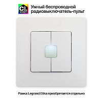 Citilux Смарт-Пульт CLR4W Радиовыключатель двухклавишный Белый