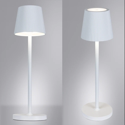 Уличный настольный светильник Arte Lamp FUYUE A1616LT-1WH фото 2 Уличный настольный светильник Arte Lamp FUYUE A1616LT-1WH фото 2
