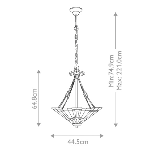 Подвесной светильник Quoizel, Арт. QZ-INGLENOOK-P-B фото 2
