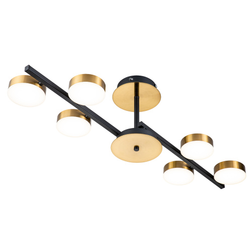 Светильник на штанге Escada 10266/6 LED*95W Black/Brass Светильник на штанге Escada 10266/6 LED*95W Black/Brass