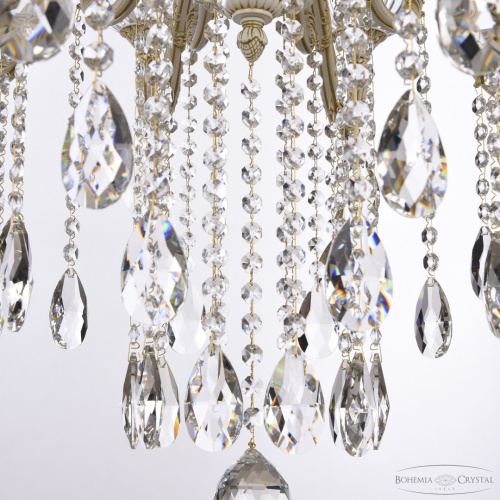 Люстра с хрустальными подвесками AL79101/10+5/250/2D B WMG P Clear/M-1H Bohemia Ivele Crystal (Богемия Ивеле Кристалл) фото 7