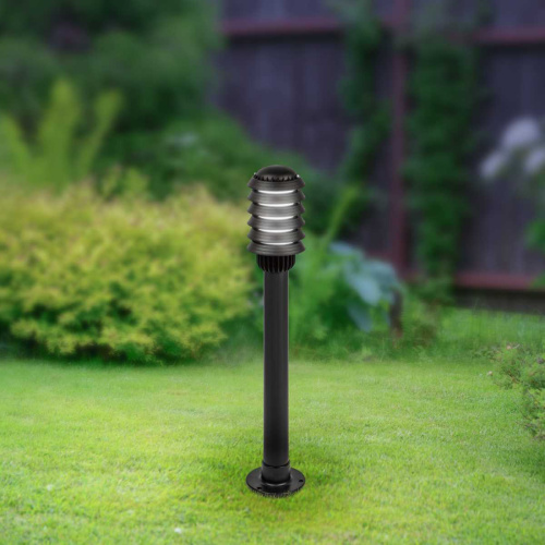 Садово-парковый светильник ЭРА «Поллар» НТУ 01-60-015 напольный черный IP54 Е27 max60Вт h850мм Б0057488 фото 5