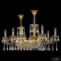 Люстра бронзовая 72153/10/250/600 G Bohemia Ivele Crystal (Богемия Ивеле Кристалл)