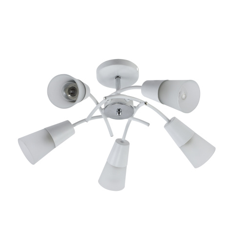 Светильник на штанге Escada 1109/5P Е14*40W White/Chrome фото 4 Светильник на штанге Escada 1109/5P Е14*40W White/Chrome фото 4