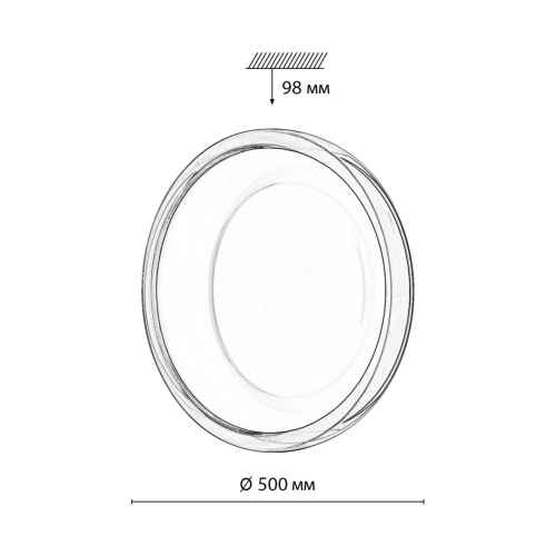 7778/ELN COLOR SN 112 Светильник пластик/белый/розовый LED 76Вт 3000/4000/6000К D500 IP43 CCT PORTMAN фото 4 7778/ELN COLOR SN 112 Светильник пластик/белый/розовый LED 76Вт 3000/4000/6000К D500 IP43 CCT PORTMAN фото 4