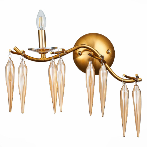 SL1653.201.01 Бра ST-Luce Золотистый/Золотистый E14 1*40W SIENA фото 2 SL1653.201.01 Бра ST-Luce Золотистый/Золотистый E14 1*40W SIENA фото 2