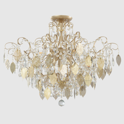 Светильник потолочный Crystal Lux ESMIRALDA PL9 GOLD фото 6