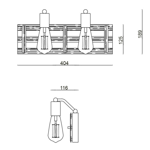 Бра Vele Luce Shield VL6385W02 фото 3