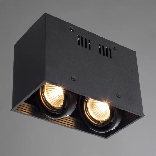 Точечный накладной светильник Arte Lamp CARDANI PICCOLO A5942PL-2BK фото 2