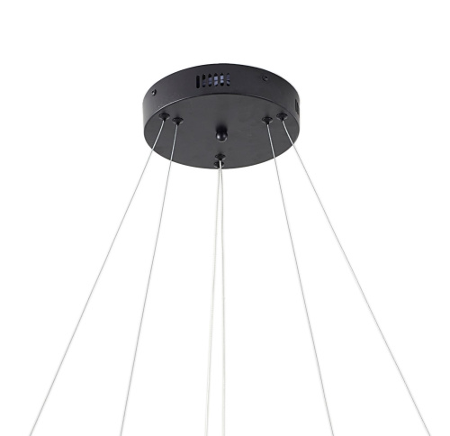 Люстра подвесная светодиодная антрацит LED 63Вт D40+60см Zortes RINGOLIGHT ZRS.33321.63C фото 6 Люстра подвесная светодиодная антрацит LED 63Вт D40+60см Zortes RINGOLIGHT ZRS.33321.63C фото 6