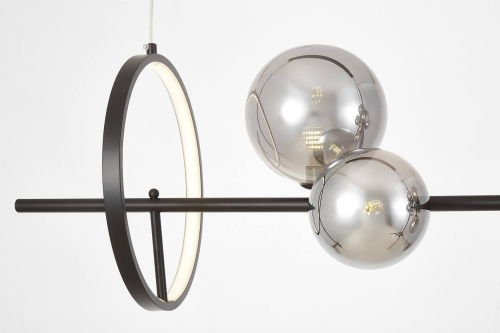 Подвесной светильник Lumina Deco LDP 7033-10 BK+GY фото 4 Подвесной светильник Lumina Deco LDP 7033-10 BK+GY фото 4