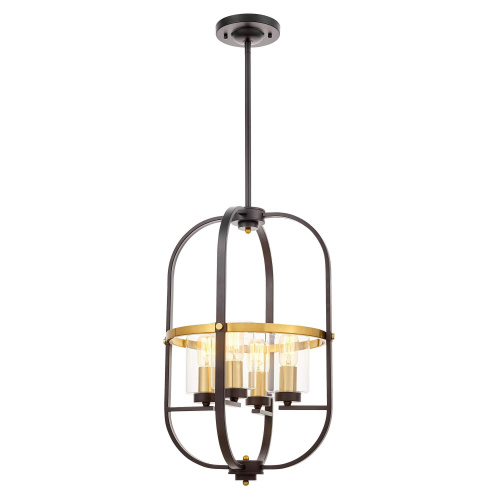 Подвесной светильник Lumina Deco Monterey LDP 1141-4 BK+MD фото 6 Подвесной светильник Lumina Deco Monterey LDP 1141-4 BK+MD фото 6