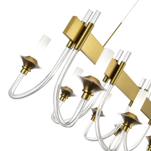 SL1241.213.08 Люстра подвесная ST-Luce Золотистый/Белый E14 8*40W VETRANO фото 3 SL1241.213.08 Люстра подвесная ST-Luce Золотистый/Белый E14 8*40W VETRANO фото 3