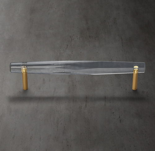 Ручка-скоба Camden Crystal L.15.2 Lac.Burnished Brass