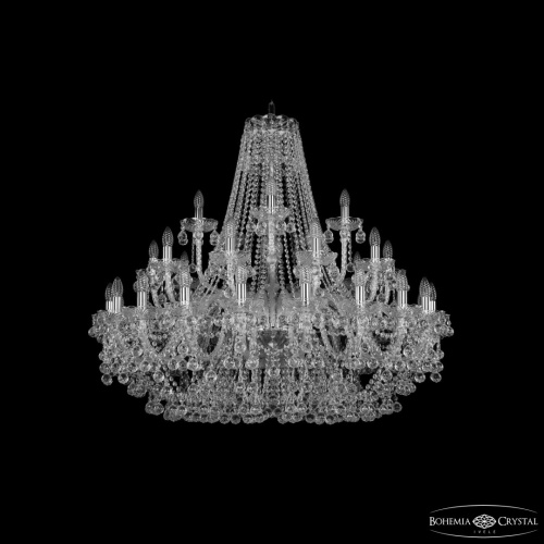 Люстра хрустальная 1409/20+10+5/400 Ni Bohemia Ivele Crystal (Богемия Ивеле Кристалл)