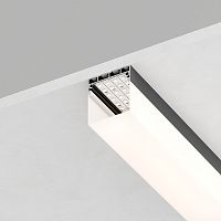 Профиль  накладной 42х45мм, алюминиевый, черный, 2м, CAB268