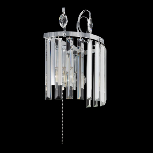 Citilux Инга CL335321 Бра хрустальное с выключателем Хром фото 8 Citilux Инга CL335321 Бра хрустальное с выключателем Хром фото 8