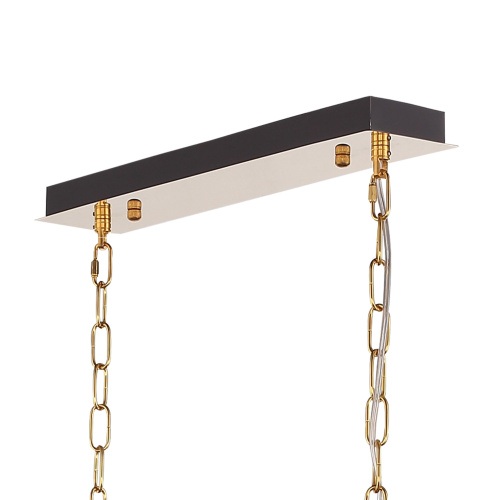 SL6138.303.14 Светильник подвесной ST-Luce латунь/прозрачный E14 14*40W RITZ фото 3