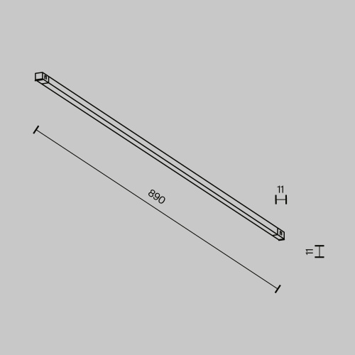 Трековый светильник Technical TR240-2-18W3K-B фото 4