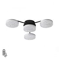 8236/4CL LEDIO LN25 000 черный, металл/акрил Люстра потолочная с ПДУ LED 55W 3000-6000К 220V DIDANA