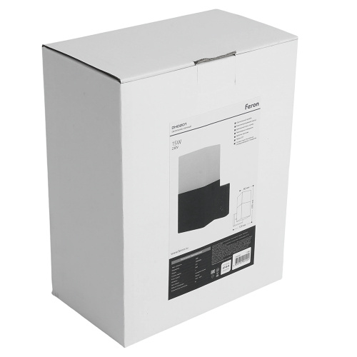 Светильник садово-парковый Feron DH0201,  E27 230V, черный фото 9