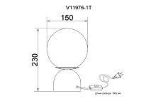 Лампа настольная Moderli V11976-1T Leander