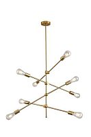 Люстра подвесная Alfa Light F3524-44 C0pper E27*8