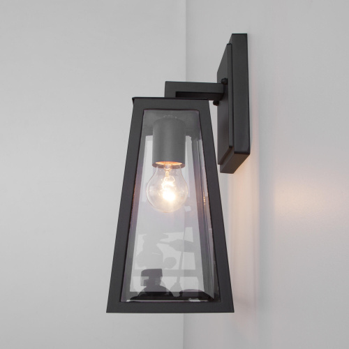 Уличный настенный светильник Germes D IP33 GL 1015D чёрный фото 4 Уличный настенный светильник Germes D IP33 GL 1015D чёрный фото 4