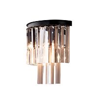 Настенный светильник Odeon 2B black/clear