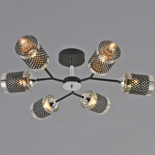 Потолочный светильник Reluce 01405-3.3-06B BK+CR Потолочный светильник Reluce 01405-3.3-06B BK+CR