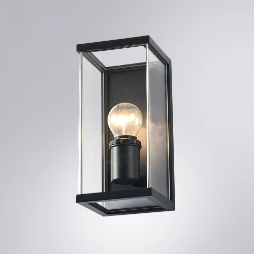 Уличный настенный светильник Arte Lamp POT A1631AL-1BK фото 2 Уличный настенный светильник Arte Lamp POT A1631AL-1BK фото 2