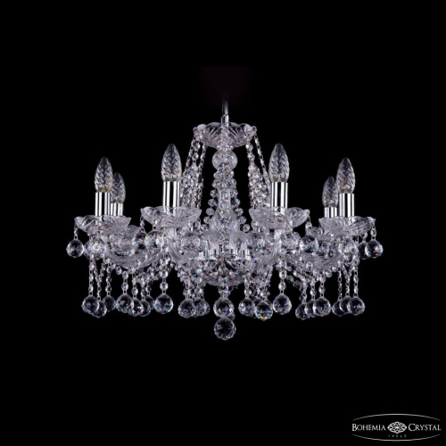 Люстра хрустальная 1413/8/200 Ni Balls