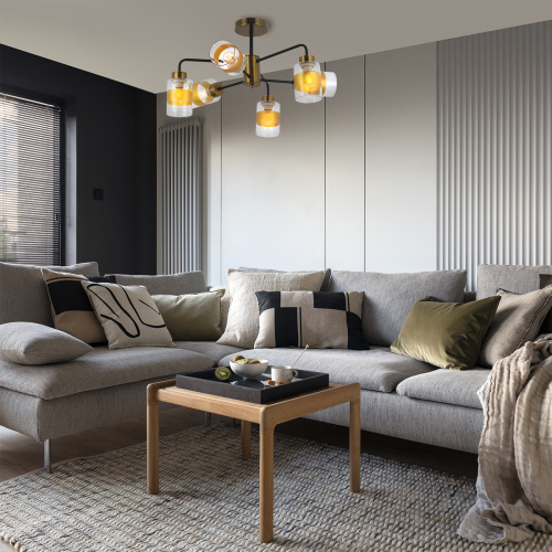 Светильник на штанге Escada 1101/6P E27*60W Brass фото 3 Светильник на штанге Escada 1101/6P E27*60W Brass фото 3