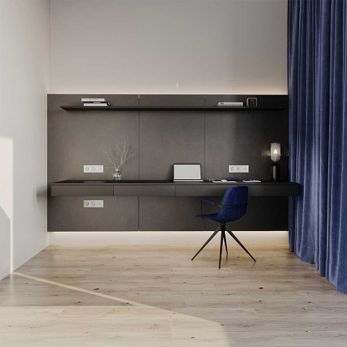 Рамка пластиковая Voltum S70 на 3 поста, (белый матовый) VLS100302 фото 3