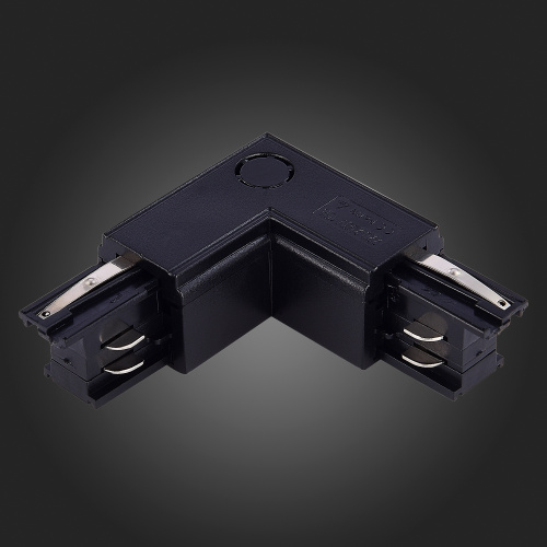 ST030.409.15L Угловой токоподвод левый для трехфазного шинопровода ST-Luce Черный TRACE фото 3