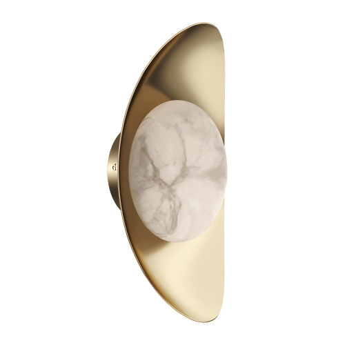 SL6229.201.01 Светильник настенный ST-Luce Золотистый/Алебастр LED 1*7W 3000K PEARL фото 5